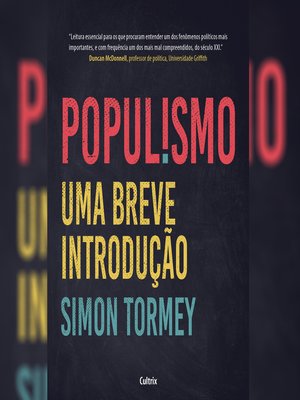 cover image of Populismo